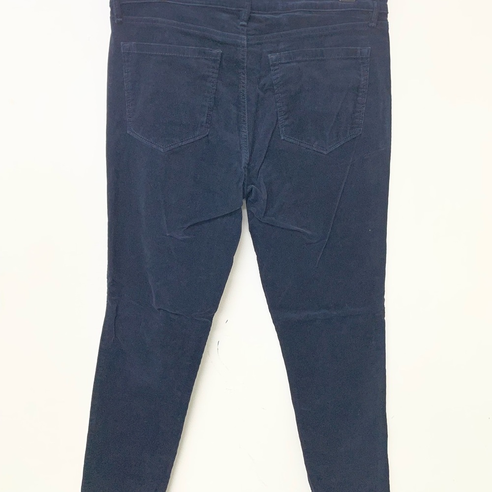 Ann Taylor Loft Pants Women Size 29/8 Blue, Corduroy, High Rise, Modern Skinny - Picture 2 of 7